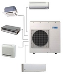 Daikin MXS-E/F/G — инвертотные мультисистемы (охлаждение и обогрев), MKS-E/F/G — инвертотные мультисистемы (только охлаждение)